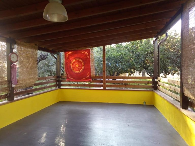 yoga & workshop area